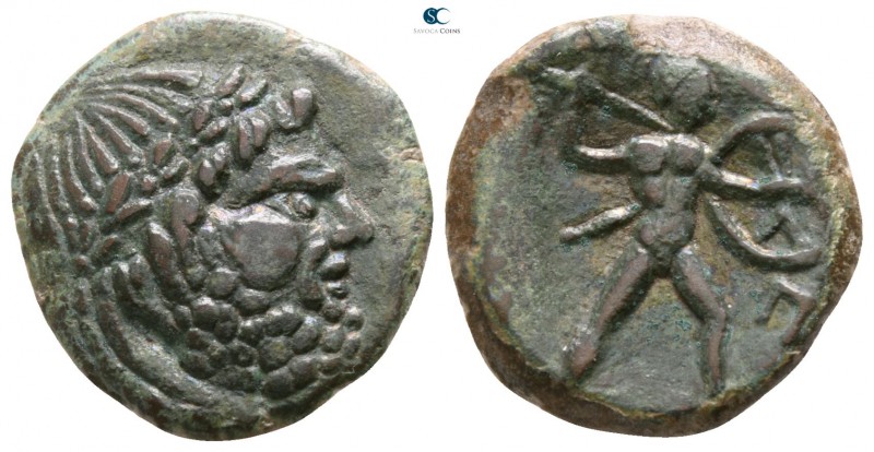 Sicily. Messana. The Mamertini circa 211-208 BC. 
Pentonkion Æ

16mm., 3,82g....