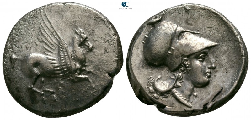 Sicily. Unknown city circa 350-250 BC. 
Stater AR

20mm., 8,36g.

Pegasos f...