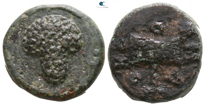 Kings of Thrace. Maroneia. Amatokos 389-380 BC. 
Bronze Æ

16mm., 11,67g.

...