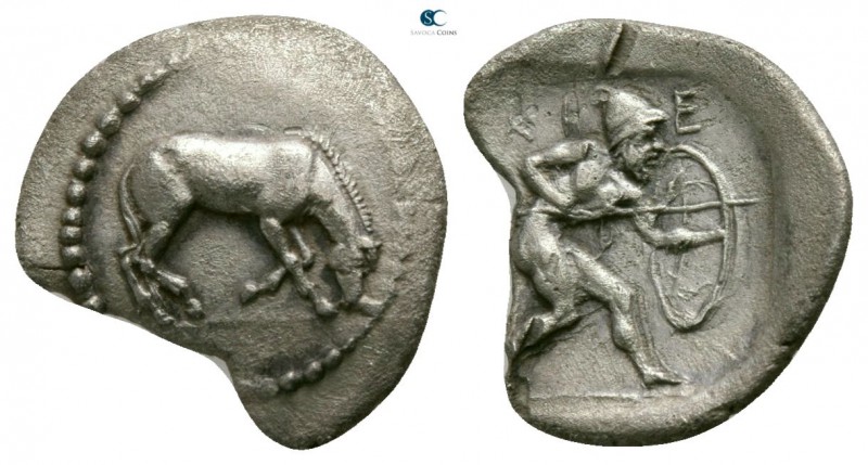 Thessaly. Kierion circa 400-360 BC. 
Obol AR

11mm., 0,77g.

Horse standing...