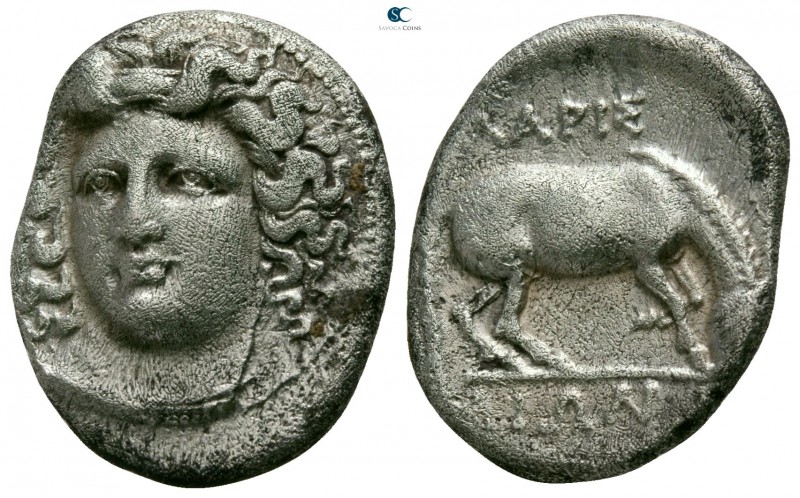 Thessaly. Larissa circa 356-342 BC. 
Drachm AR

18mm., 5,80g.

Head of the ...