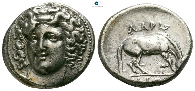 Thessaly. Larissa circa 356-342 BC. 
Drachm AR

18mm., 5,82g.

Head of the ...