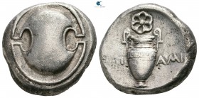 Boeotia. Thebes. ΕΠΑΜΙΝΩΝΔΑΣ (Epaminondas), magistrate circa 395-338 BC. Struck circa 364-362 BC. Stater AR
