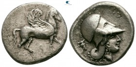 Corinthia. Corinth circa 405-345 BC. Stater AR