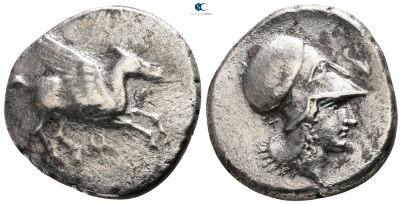 Corinthia. Corinth circa 400-375 BC. 
Stater AR

20mm., 7,96g.

Pegasos fly...