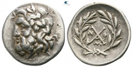 Achaia. Messene. Achaian League circa 175-168 BC. Triobol-Hemidrachm AR