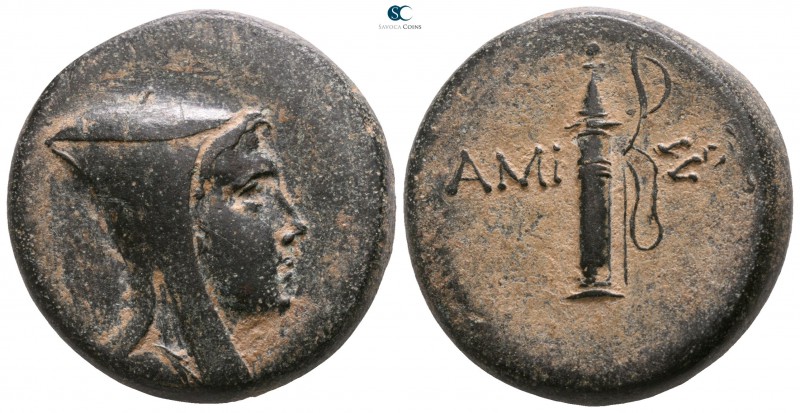Pontos. Amisos. Time of Mithradates VI Eupator circa 125-100 BC. 
Bronze Æ

2...