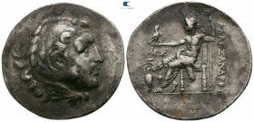 Aeolis. Temnos  circa 188-170 BC. Struck in the name and types of Alexander III of Macedon. Tetradrachm AR