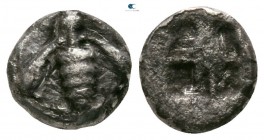 Ionia. Ephesos  circa 500-420 BC. Diobol AR
