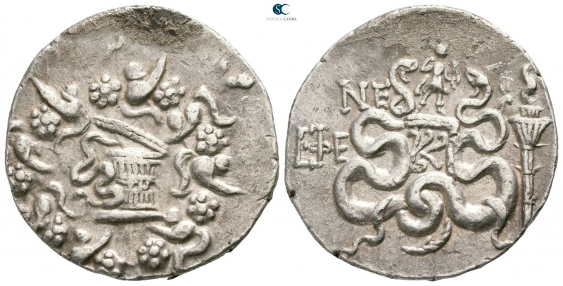 Ionia. Ephesos circa 166-67 BC. Dated year 55=100/99 BC
Cistophoric Tetradrachm...