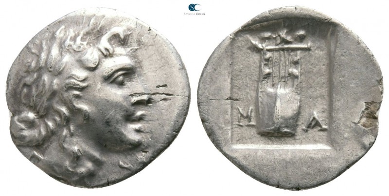 Lycia. Masikytes. Lycian League circa 48-42 BC. 
Hemidrachm AR

13mm., 1,63g....
