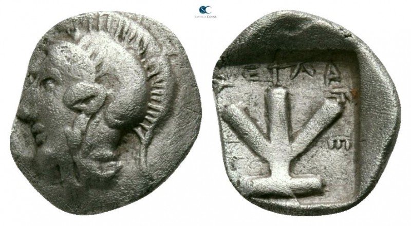 Dynasts of Lycia. Uncertain mint. Kherei 440-410 BC. 
Hemiobol AR or 1/12 State...