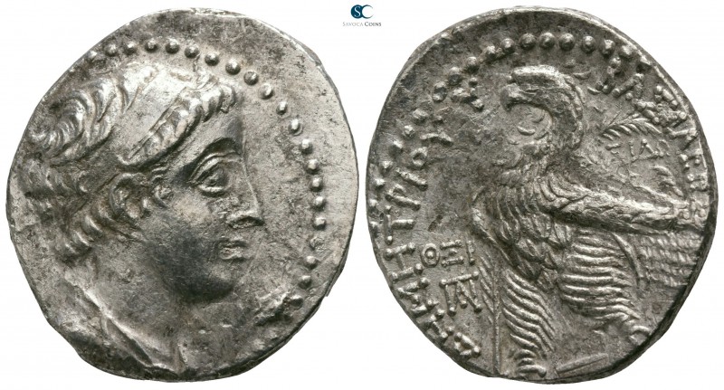 Seleukid Kingdom. Sidon. Demetrios II Nikator, first reign 146-138 BC. Dated SE ...