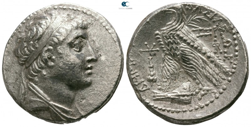 Seleukid Kingdom. Tyre. Demetrios II Nikator, first reign 146-138 BC. Dated year...