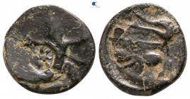 Persia. Achaemenid Empire. Uncertain mint in Western Asia Minor. Time of Artaxerxes III to Darios III circa 350-333 BC. Unit Æ