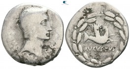 Ionia. Ephesos. Augustus 27 BC-AD 14. Struck circa 25-20 BC. Cistophorus AR