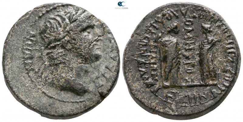 Phrygia. Laodikeia ad Lycum. Nero AD 54-68. ΑΝΤΩΝΙΟΣ ΖΗΝΩΝΟΣ and ΖΗΝΩΝ (Antonios...