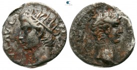 Cappadocia. Caesarea-Eusebeia. Germanicus, with Divus Augustus AD 19. Struck under Tiberius, AD 33-34. Drachm AR