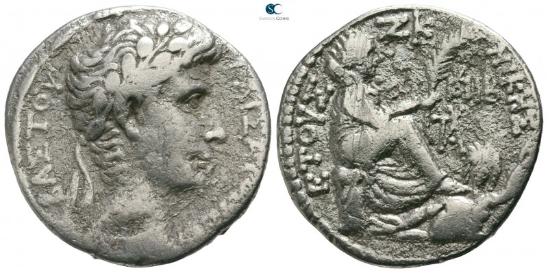 Seleucis and Pieria. Antioch. Augustus 27 BC-14 AD. Dated year 27 of the Actian ...