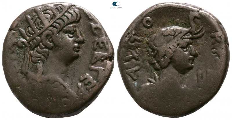 Egypt. Alexandria. Nero AD 54-68. Dated RY 12=AD 65/6
Billon-Tetradrachm

23m...