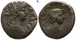 Egypt. Alexandria. Nero AD 54-68. Dated RY 12=AD 65/6. Billon-Tetradrachm