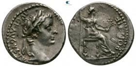 Tiberius AD 14-37. Group 5. Struck AD 36-37. Lugdunum. Denarius AR. “Tribute Penny” type