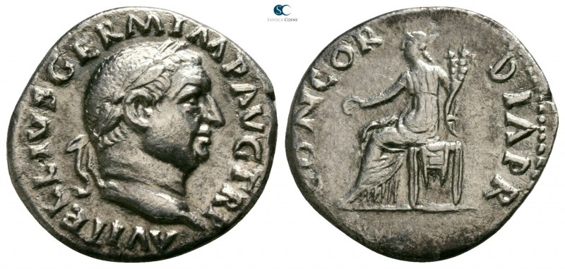 Vitellius AD 69. Struck circa late April-20 December AD 69. Rome
Denarius AR
...