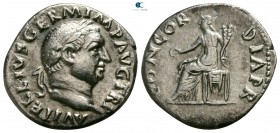 Vitellius AD 69. Struck circa late April-20 December AD 69. Rome. Denarius AR