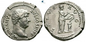 Hadrian AD 117-138. Sttuck AD 137. Rome. Denarius AR