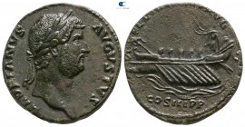Hadrian AD 117-138. Struck circa AD 132-135. Rome. Dupondius Æ or As Æ