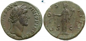 Antoninus Pius AD 138-161. Struck circa AD 145-161. Rome. Sestertius Æ