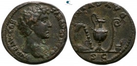 Marcus Aurelius as Caesar AD 139-161. Struck AD 142. Rome. As Æ