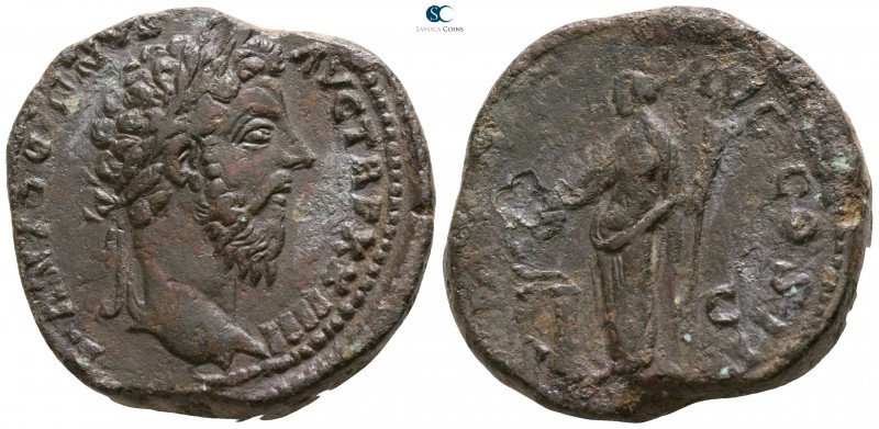 Marcus Aurelius AD 161-180. Struck AD 169-170. Rome
Sestertius Æ

28mm., 29,7...