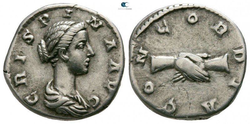 Crispina, wife of Commodus AD 178-191. Struck AD 178-182. Rome
Denarius AR

1...