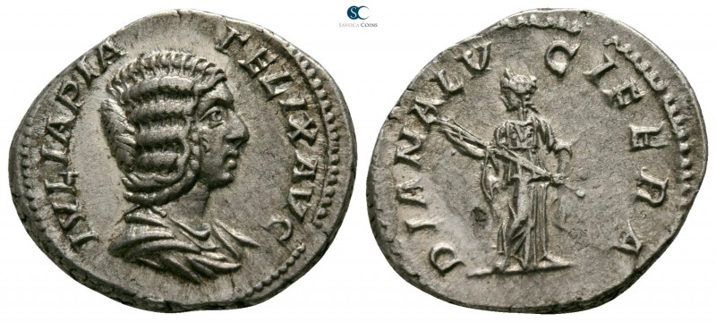 Julia Domna, wife of Septimius Severus AD 193-217. Struck circa AD 211-217. Rome...