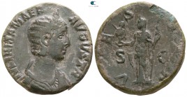 Julia Mamaea AD 225-235. Struck AD 226. Rome. Sestertius Æ