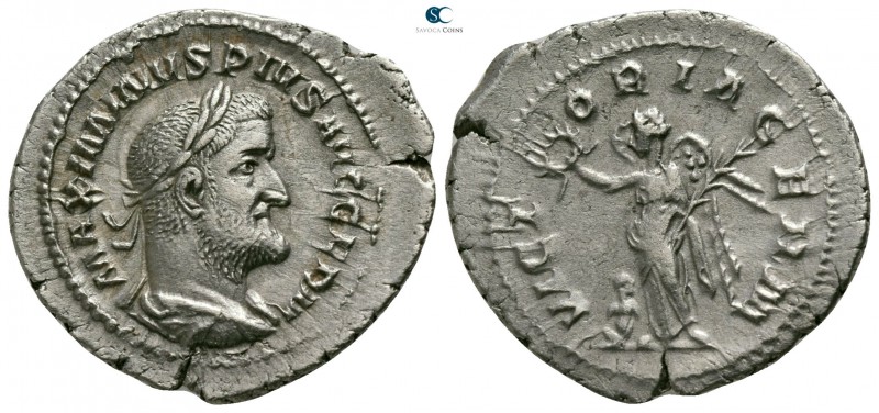 Maximinus I Thrax AD 235-238. Struck AD 236-238. Rome
Denarius AR

21mm., 2,6...