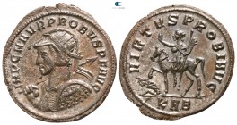 Probus AD 276-282. Struck AD 277. Serdica. Antoninianus Æ silvered