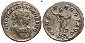 Probus AD 276-282. Struck AD 280. Siscia. Antoninianus Æ silvered