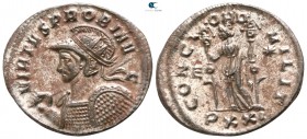 Probus AD 276-282. Struck AD 280. Ticinum. Antoninianus Æ silvered
