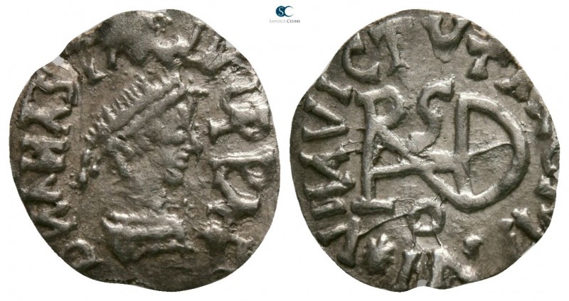 The Gepids. Sirmium AD 489-526. Pseudo-imperial coinage.
Quarter Siliqua AR

...