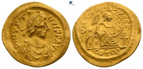 Justin II AD 565-578. Constantinople. Semissis AV