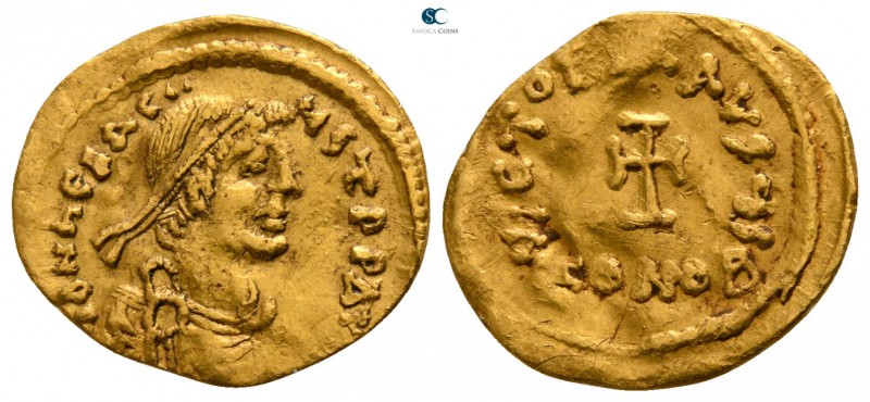 Heraclius AD 610-641. Struck circa AD 613-641. Constantinople. 6th officina
Tre...