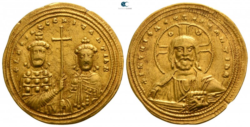 Basil II Bulgaroktonos, with Constantine VIII AD 976-1025. Struck AD 1005-1025. ...