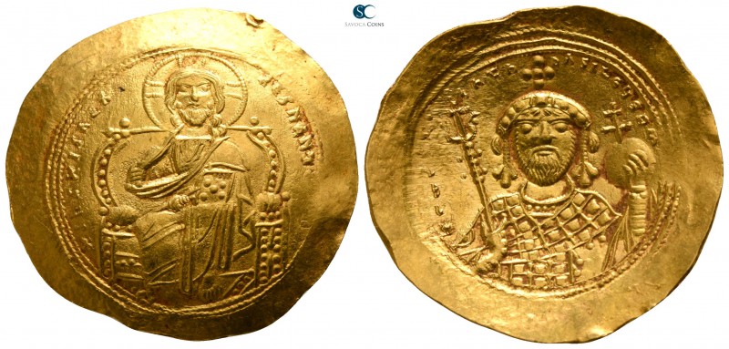 Constantine IX Monomachus. AD 1042-1055. Constantinople
Histamenon Nomisma AV
...