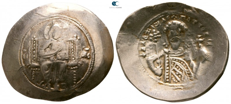 Alexius I Comnenus AD 1081-1118. Constantinople
Aspron Trachy EL

29mm., 4,23...