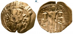 Andronicus II with Michael IX AD 1295-1320. Constantinople. Hyperpyron AV