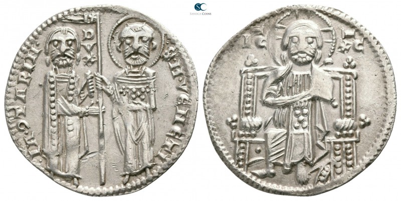 Jacopo Contarini AD 1275-1280. Venice
Grosso AR

19mm., 2,12g.

Christ seat...
