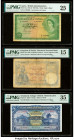 Cyprus Central Bank of Cyprus 500 Mils 1.6.1955 Pick 34a PMG Very Fine 25; Serbia Chartered National Bank 10 Dinara (srebru) 2.1.1893 Pick 10a PMG Cho...