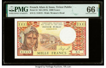 French Afars & Issas Tresor Public 1000 Francs ND (1975) Pick 34 PMG Gem Uncirculated 66 EPQ. 

HID09801242017

© 2022 Heritage Auctions | All Rights ...